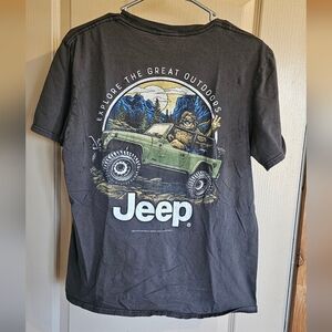 Jedco Jeep Explore The Great Outdoors T Shirt Medium